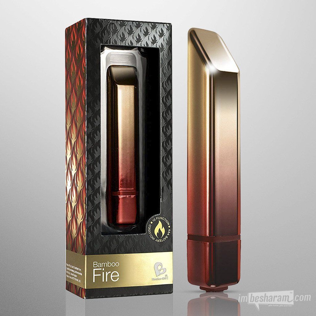 Rocks Off Bamboo Bullet Vibe - Fire & Ice-Fire