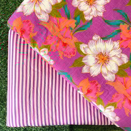 Pure cotton top and bottom set (2.5 mtr top, 2.5 mtr bottom)-As shown in picture / 2.5 mtr each / Pure cotton