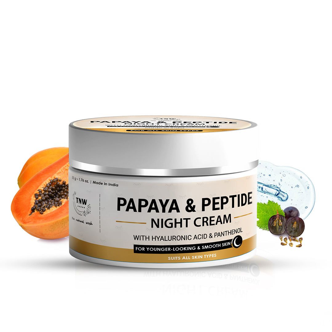 Papaya & Peptide Night Cream for Healthy Skin.-50g