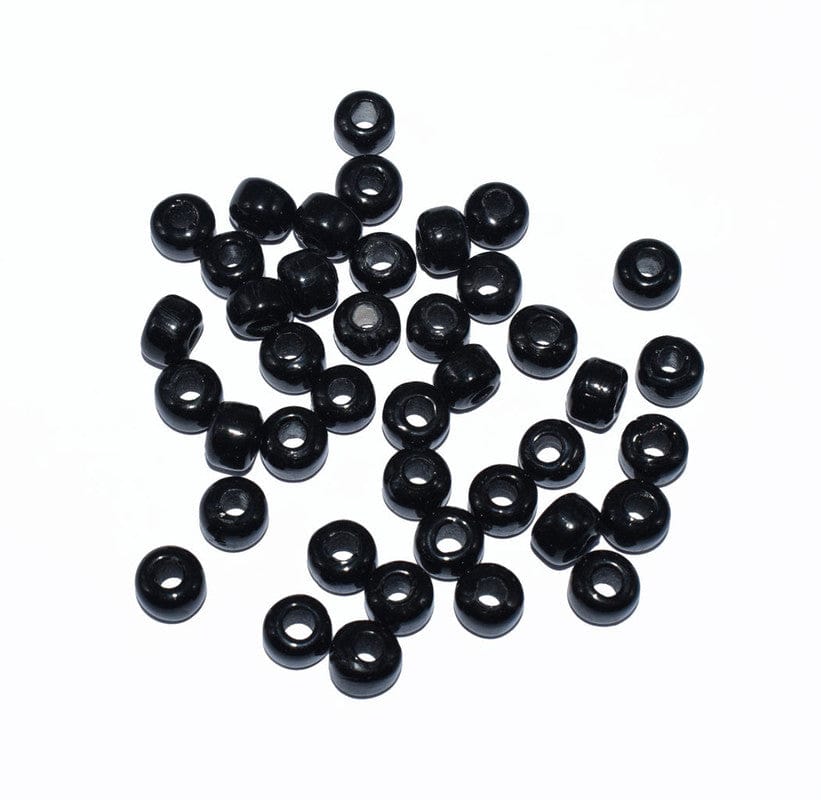 Pony Beads, Glass Pony Roller Bead, Large Hole Bead, Rondelle Bead, DIY Jewelry Supply,POY-011-100 Gram / 9X7 MM