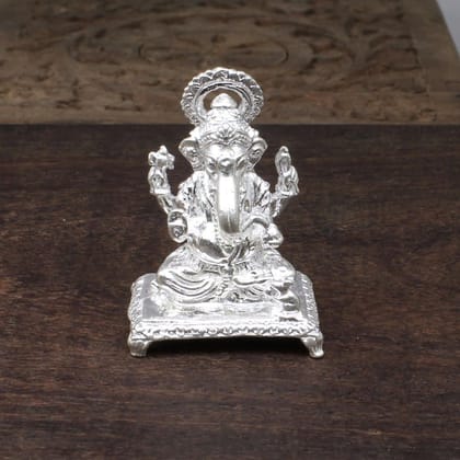 Pure Solid silver Lord Ganesha silver statue God idols Religious Gift