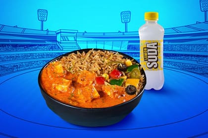 Kasa Kay Mumbai - Paneer Tikka Rice Bowl With Beverage