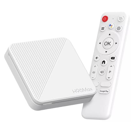 Muvit 4K Ultra-HD Android MAX PC Box with Voice Remote Control-White