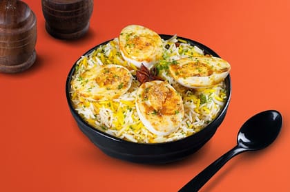 Hyderabadi Egg Biryani Bowl (Protein - 21g)