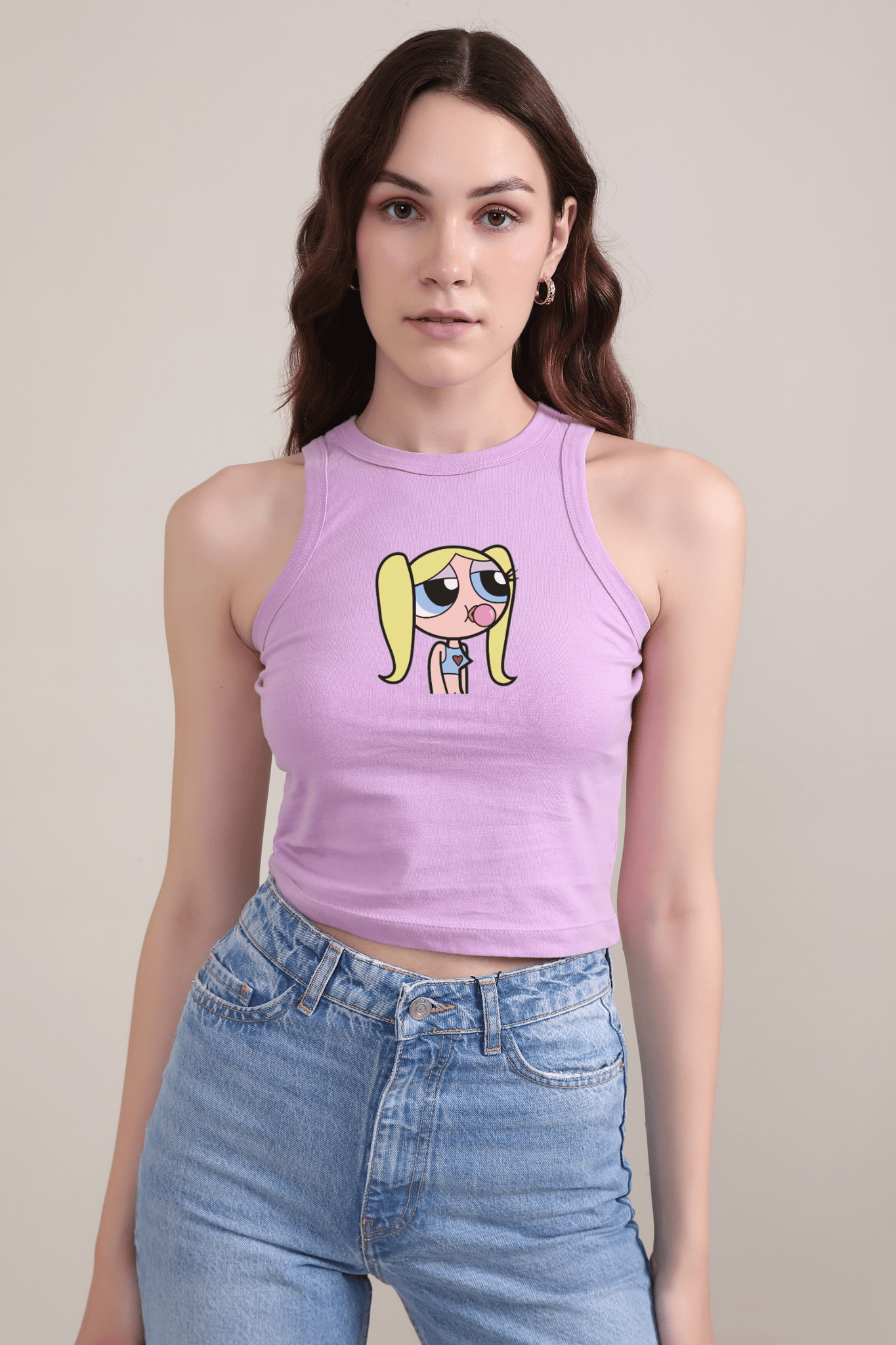 Powerpuff- Racerback Tank top-XS
