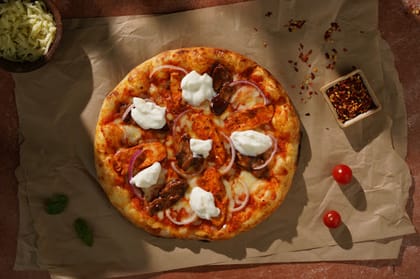 Woodfired - Burrata Chicken Supreme Pizza (BBQ & Grilled Chicken)