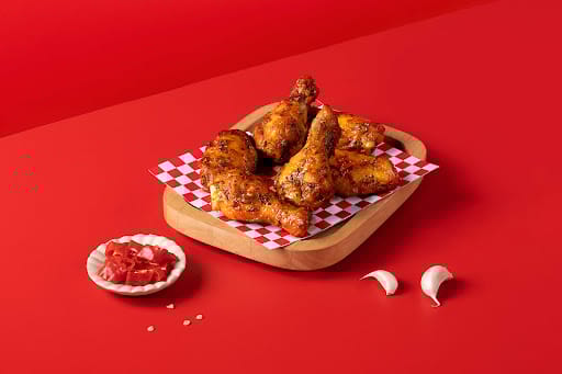Spicy Baked Chicken Wings 6pc