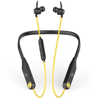 EKKO Unplug N06: Supreme ENC, 40ms Latency, 150-Hour Playback, Max BASS, Gaming Boost, Type-C, Siri & Google Assistant (Yellow)