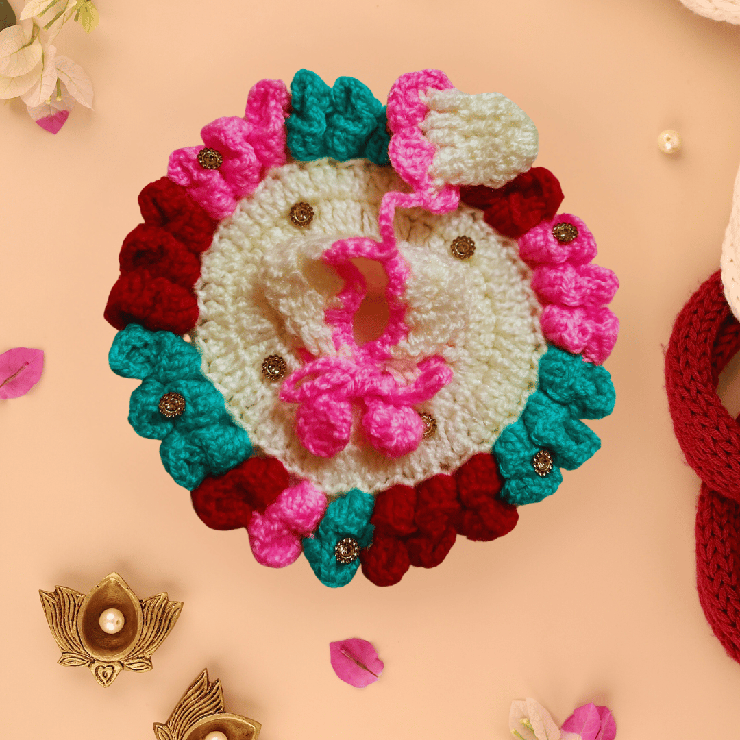 Soft Wool Laddu Gopal Poshak with Cap-5 No. / White