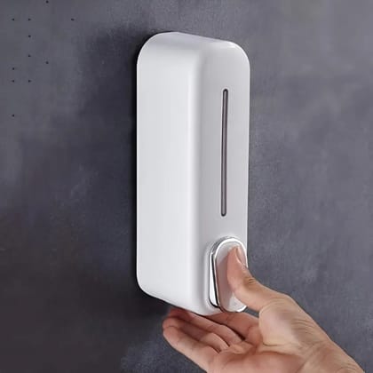Wall-Mounted Soap & Bath Gel Manual Dispenser – Press Type | Best Bathroom Dispenser | No Drill