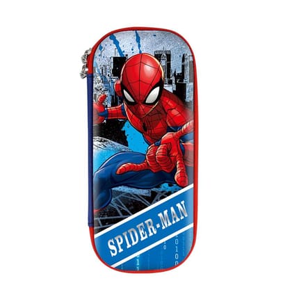 Superhero Cartoon Capacity Pencil Hard Cases-Spiderman