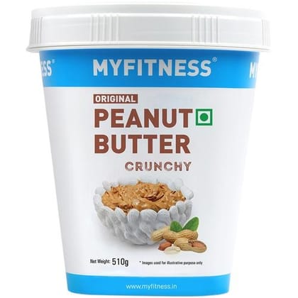 Myfitness Original Peanut Butter - Crunchy, 510 g