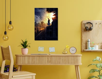 "FANTASTIC BEAST: NEWT SCAMANDER"- Shiny & Sturdy Metallic Poster  Art That Pops & Sticks (Literally!)-A3