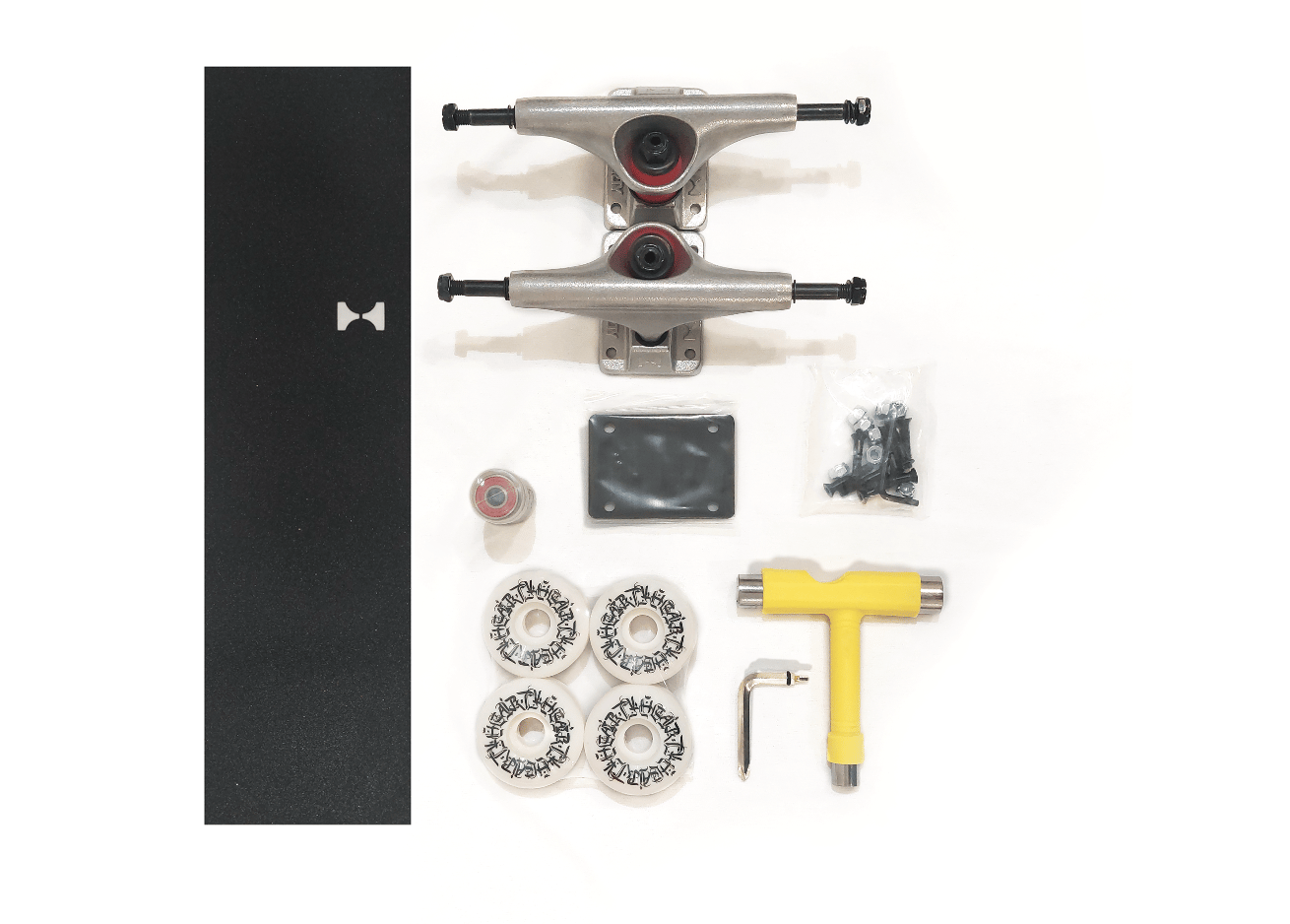 Hearty Skateboard All-In-One accessories value Pack-5.0 Inches
