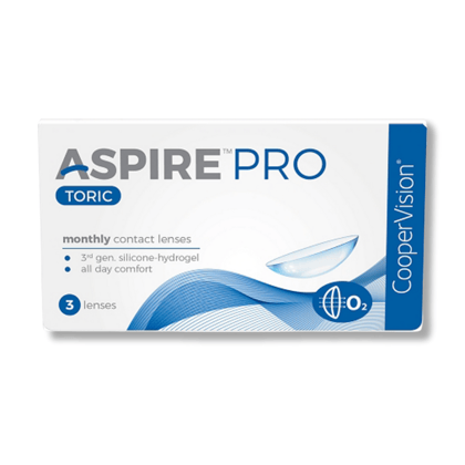 Cooper Vision Aspire Pro Toric Monthly (3 Lens/box)-Zero 0.00