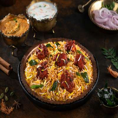 Bangalore Chicken Kebab Biryani (Bone)