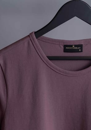 Piqué T-Shirt in Açaí-S · 38 - 39''