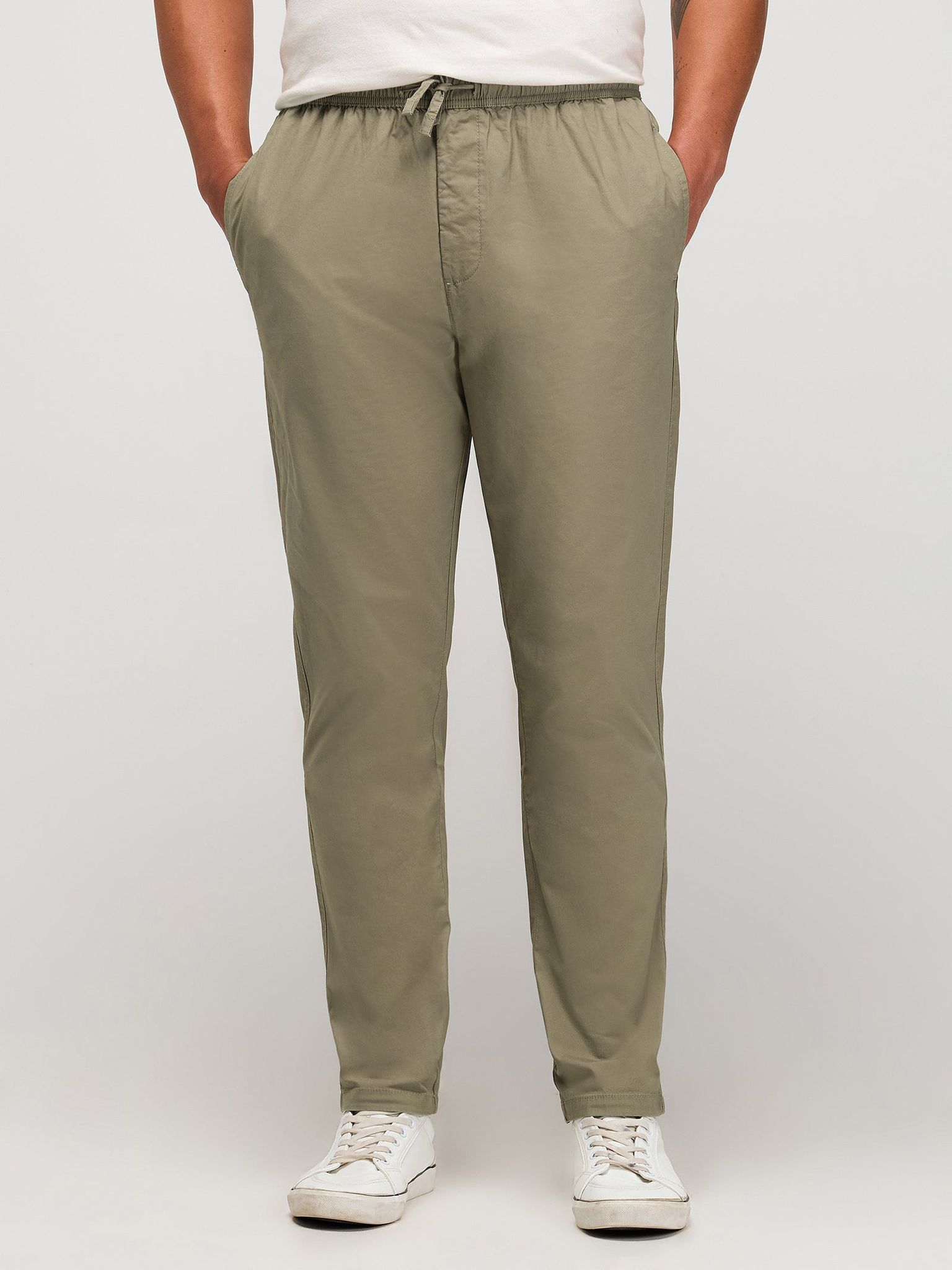 Relaxed Fit Travel Trouser-28 / Khaki