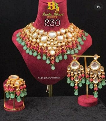 ZEVAR | Beads & Pearl Beaded Kundan Choker Necklace