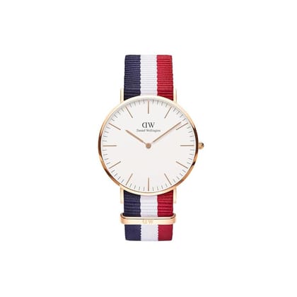 Daniel Wellington Men 40 mm Size White Dial Analogue Watch- DW00100003-White