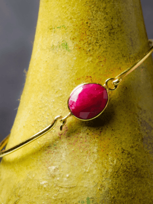 Gold Plated Contemporary Bracelet