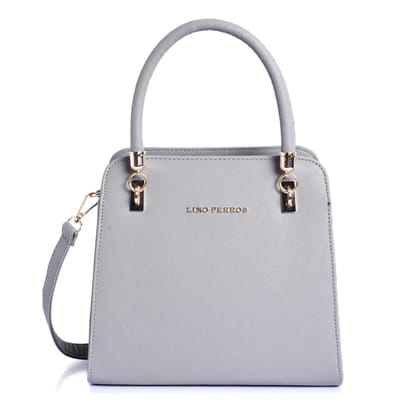 Voyage Lush Satchel Bag-25X10X22CM / Grey