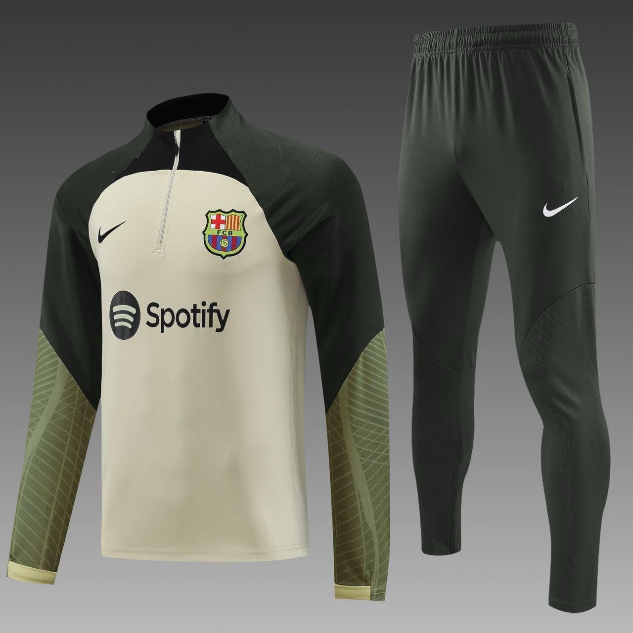 Barcelona Green Training Suit 23 24 Season-L