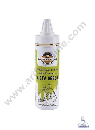 Bake Haven Edible Puff Colour Food Colour Powder Spray for Cakes Decoration - Pista Green (50 gm)