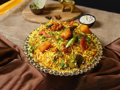 Charcoal Veg Biryani Bowl