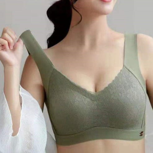 Laurel Green Lycra Bralette-34B