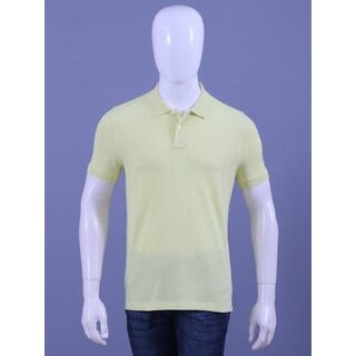 REDLINE MENS LIGHT YELLOW POLO T-SHIRTS