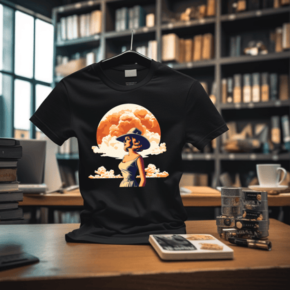 Barbenheimer AI-Printed T-Shirts-SMALL