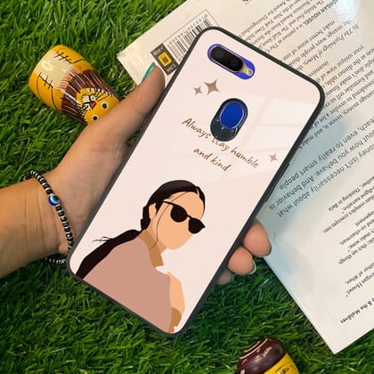 Always Stay Humble And Kind Glass Phone Cover for Oppo-Oppo Reno 13 Pro 5G