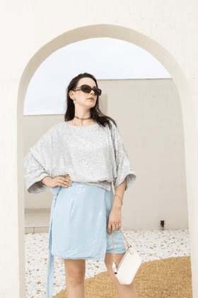 Dazzle Sequin Lilly Top-XXS / Luxe Gold