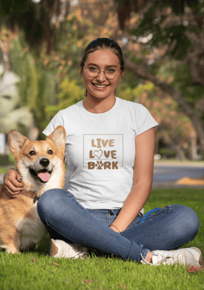 Live Love Bark-XS / WHITE