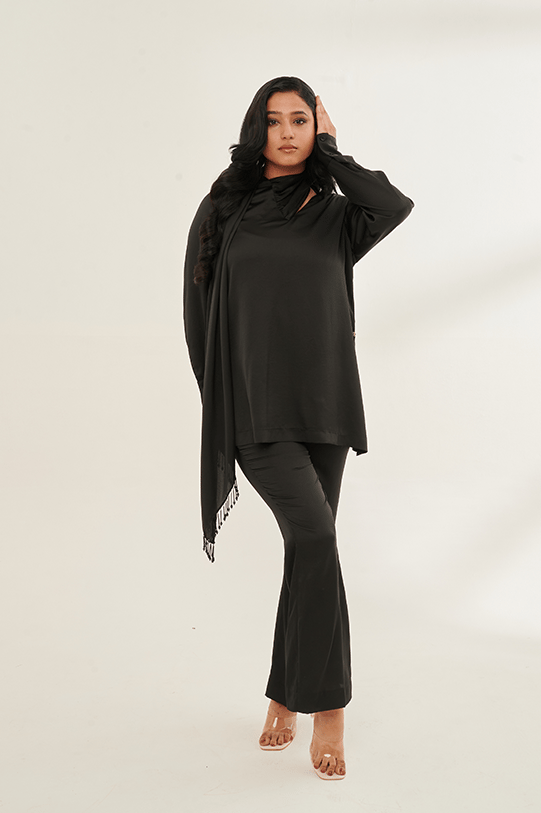 CLASSEA formal black co-ord set-Black / M / SET