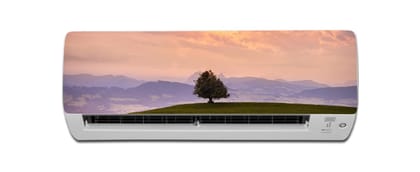 DreamKraft Beautiful Sky View AC Sticker (Multicolor PVC Vinyl, 30cm X 91cm)