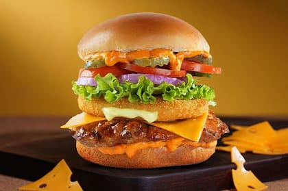 Cheese Blast Chickenator Burger