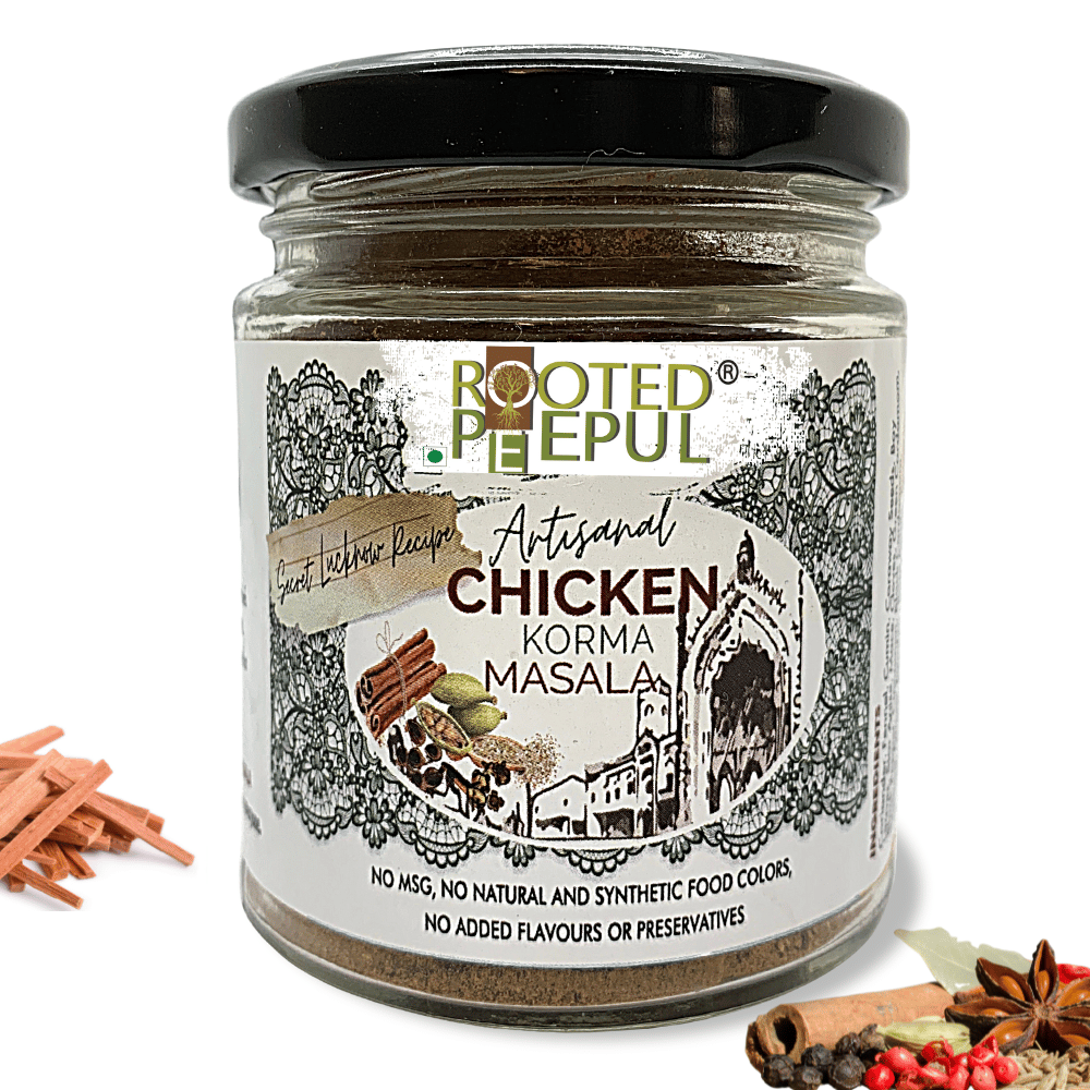 Lucknow Chicken Korma Masala | Authentic Awadhi Spices | More Spice Less Chilli-75 g
