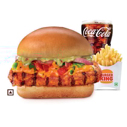 Chicken Tandoori Burger Combo (M)