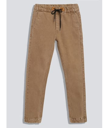 Urbano Juniors Boy's Pink Slim Fit Washed Denim Jogger Jeans Stretch - None