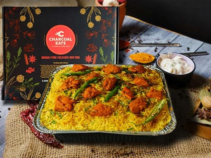Charcoal Chicken Biryani (Boneless, Serves 2)