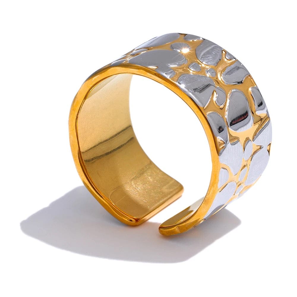 Dual colour Ring-Gold