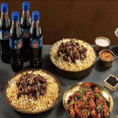 Pepper Chicken Biryani Family Combo (Serves 4)