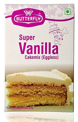 Butterfly Instant Cake Mix, 200 Grams (Vanilla)  by Butterfly Dessert Mixes and Bakery Needs.