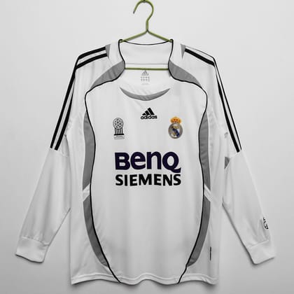 RL Madrid 2006-07 Home Retro Jersey FULL SLEEVE-S