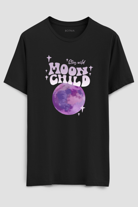 Moon child- Half sleeve t-shirt-XS