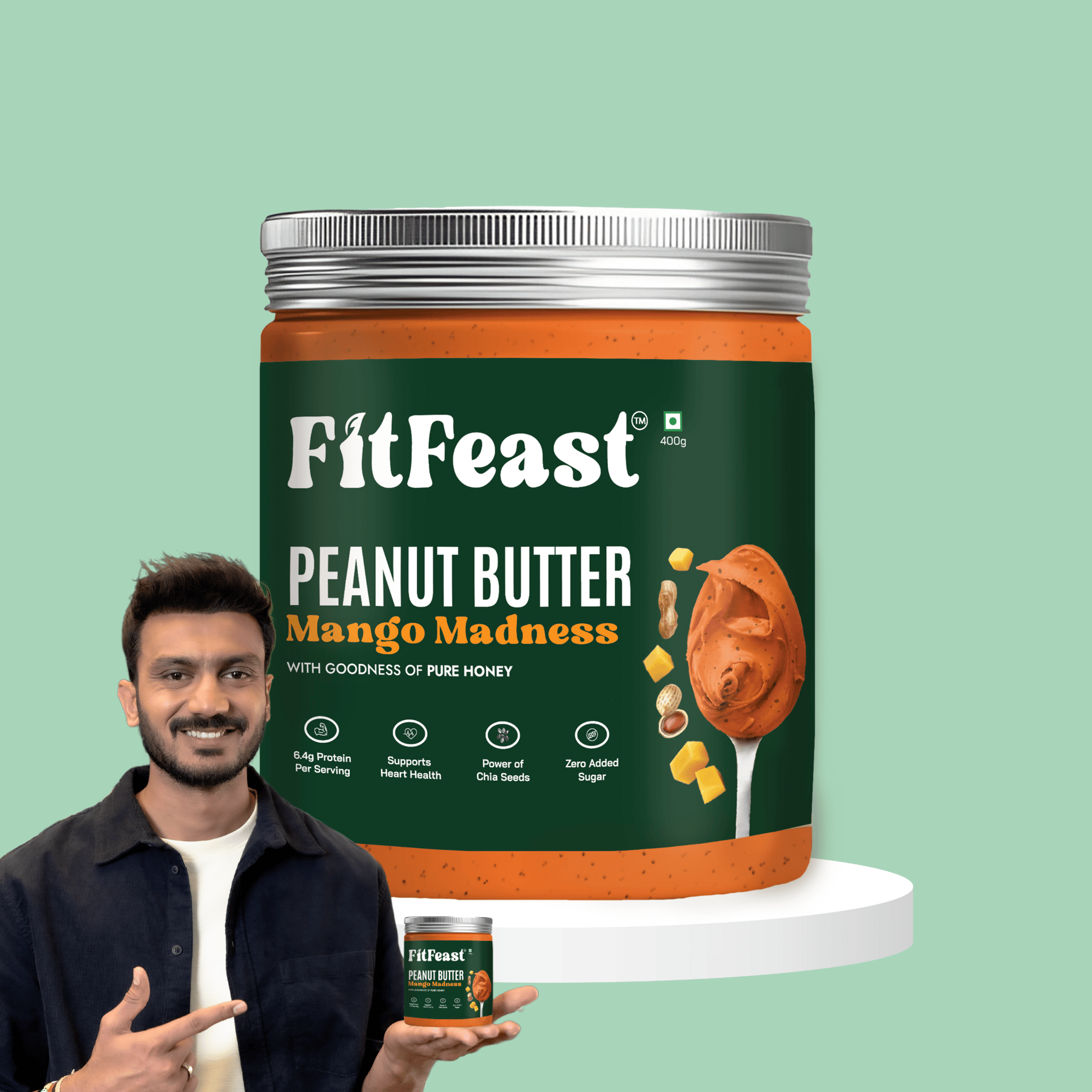 Mango Madness Peanut Butter 400g-Pack of 2