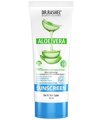 DR.RASHEL Aloe Vera SPF 60 pa ++ Sunscreen for Sun Protection (100 ml) | Pack of 1