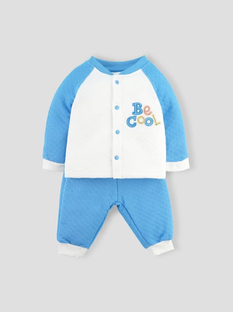 Trendy & Comfy Quilted Coordinated Set for Boys-M